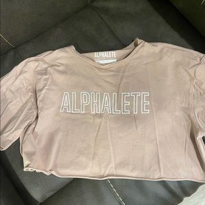 Alphalete Crop Top Sz Sm